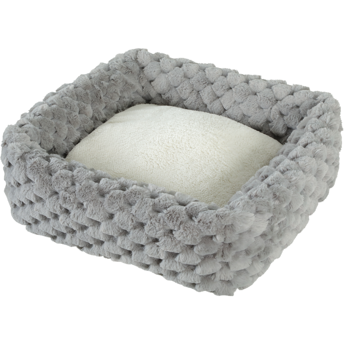 Abelha Squared Pet Bed Grey