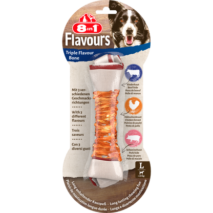 8in1 Triple Flavour Bone L, 85 g