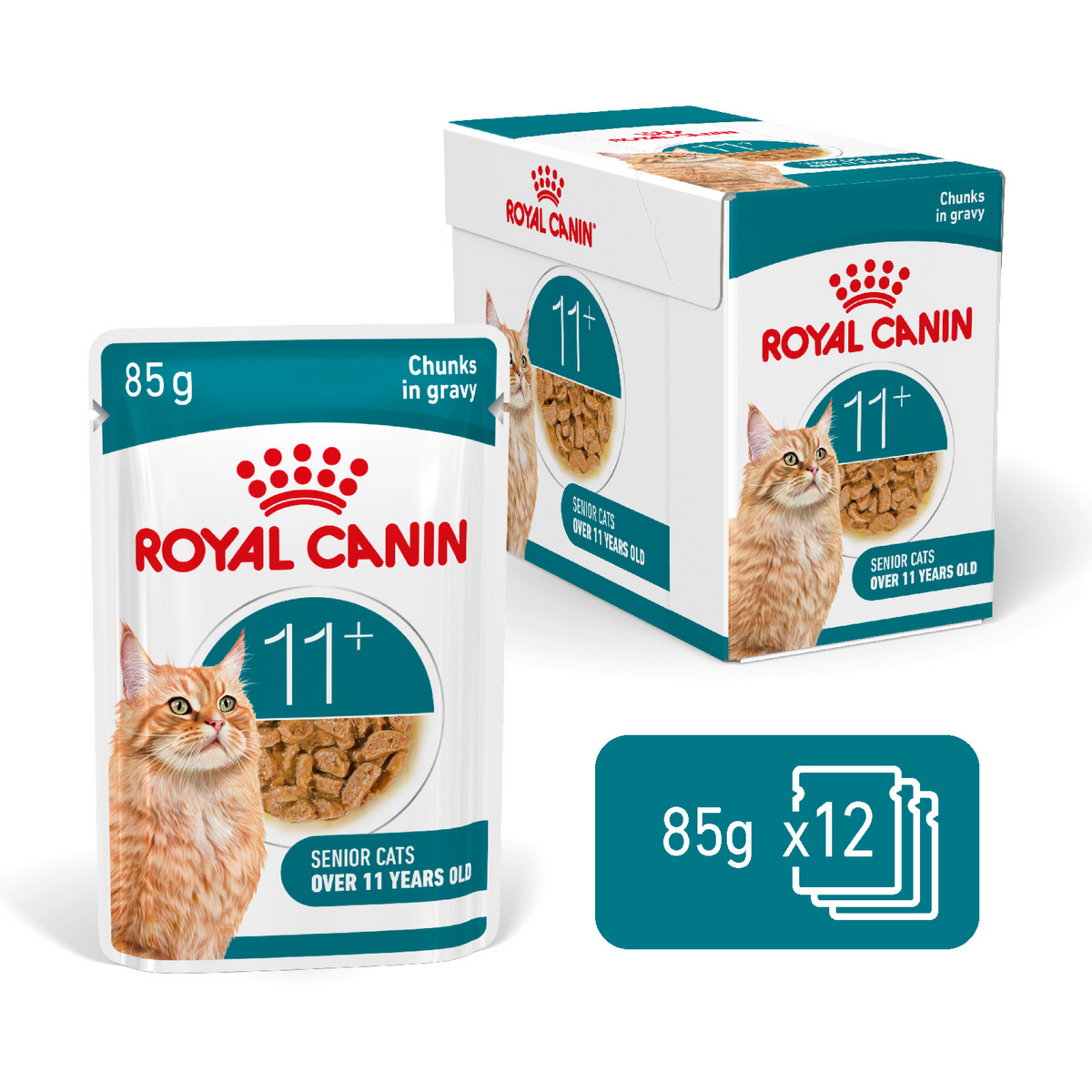 Feline Health Nutrition Ageing 11+ Jelly (Wet Food - Pouches) 12 x 85 g - BOX