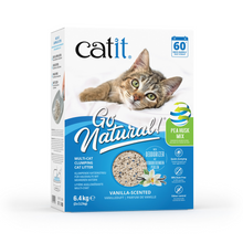 Catit Go Natural! Multi-Cat Clumping Cat Litter with Deodorizer, 2 x 3.2 kg (6.4 kg)