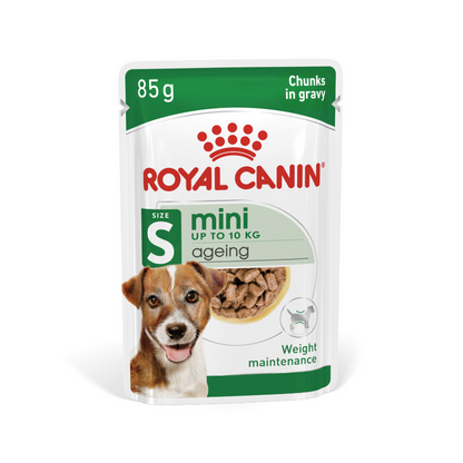 Size Health Nutrition Mini Ageing Gravy (Wet Food - Pouches) 12 x 85 g