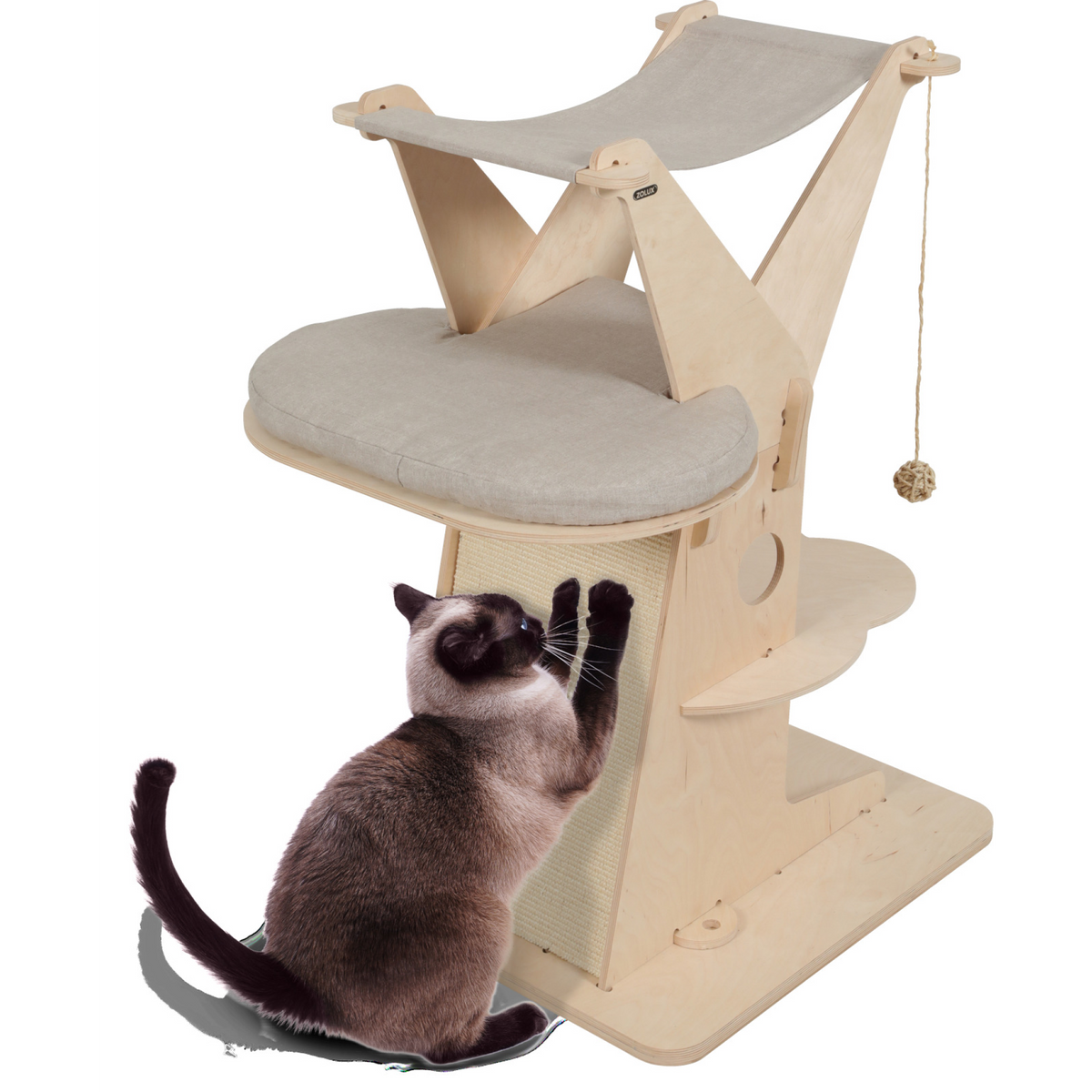 Cat Lodge 5 Cat Tree 90cm FSC - Imperfect