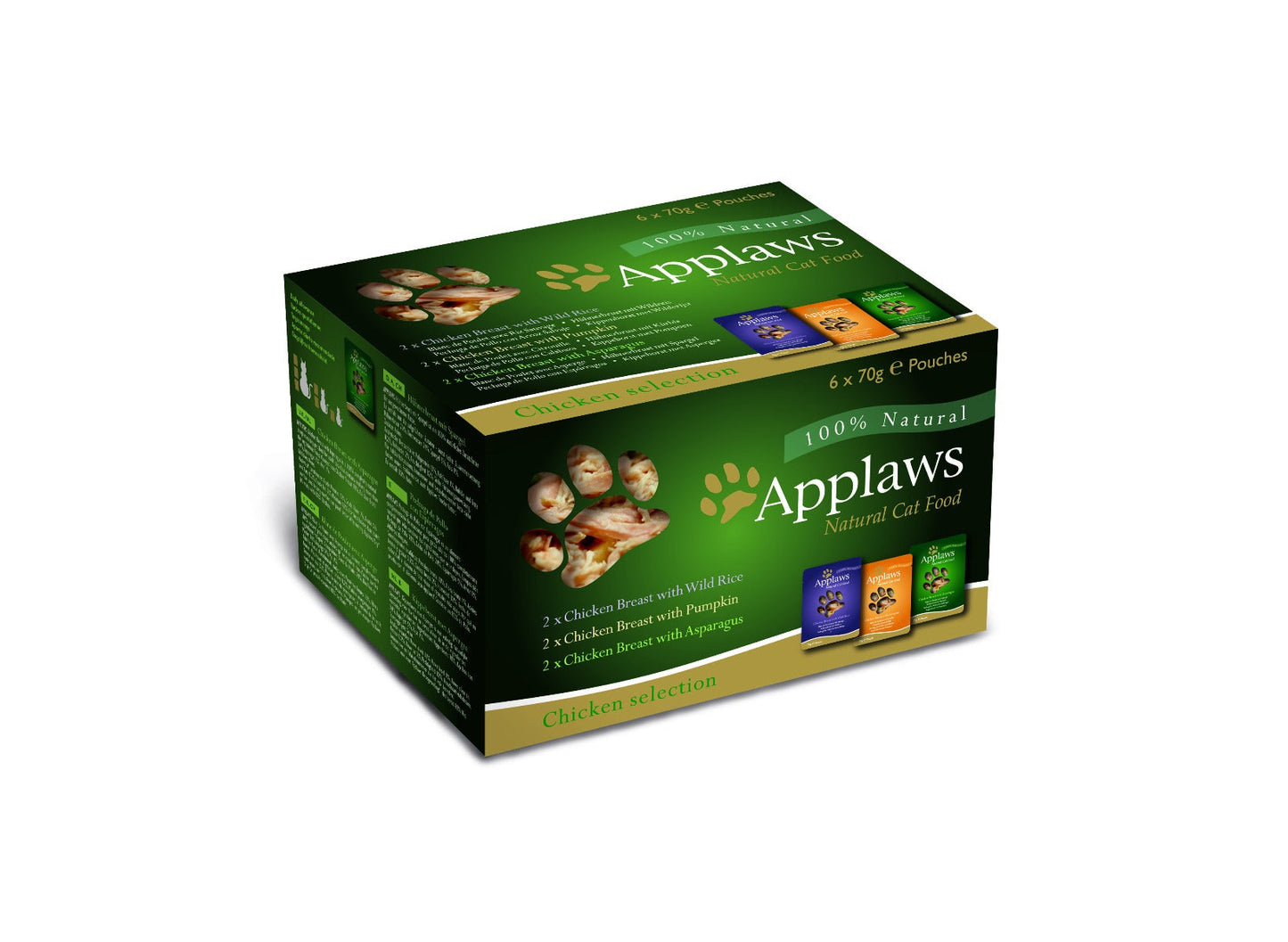 Applaws Chicken Selection Adult Wet Cat Food 6 x 70g Pouch