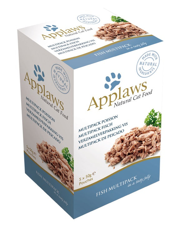 Applaws Fish Multipack in Jelly Adult Wet Cat Food 5 x 50g Pouch