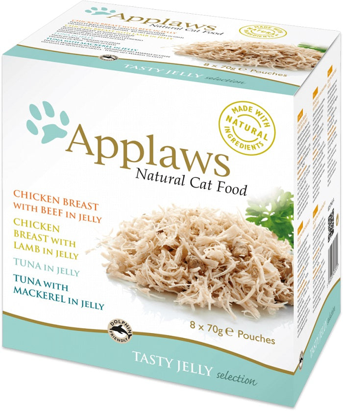 Applaws Mixed Jelly Selection Adult Wet Cat Food 8 x 70g Pouch