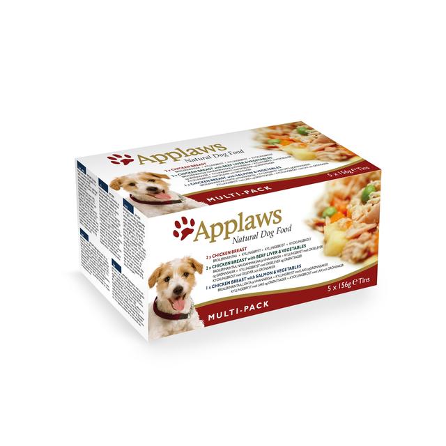 Applaws Chicken Multipack Adult Wet Dog Food 5 x 156g Tin