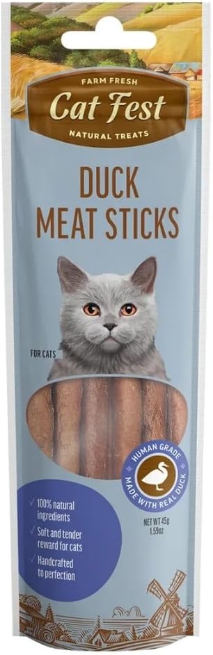 Cat Fest Meat Sticks Duck For Cat 45g