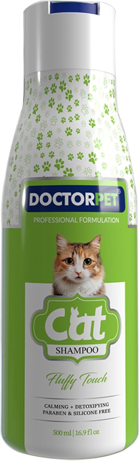 Dr Pet Cat shampoo Fluffy Touch Peony Petals + Pink Clay 500ML