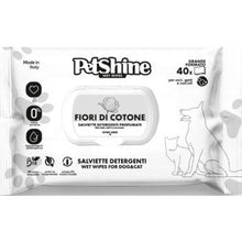 PETSHINE WET WIPES COTTON FLOWER 40PCS