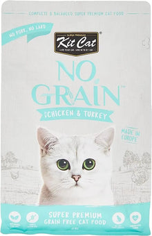 Kit Cat No Grain Super Premium Cat Food with Chicken & Turkey 1k
