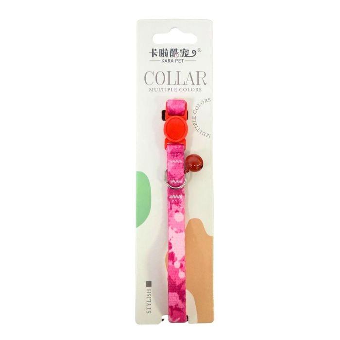 Cozy Paws Safe Cat CollarWith Bell -25cm-Pink Camo