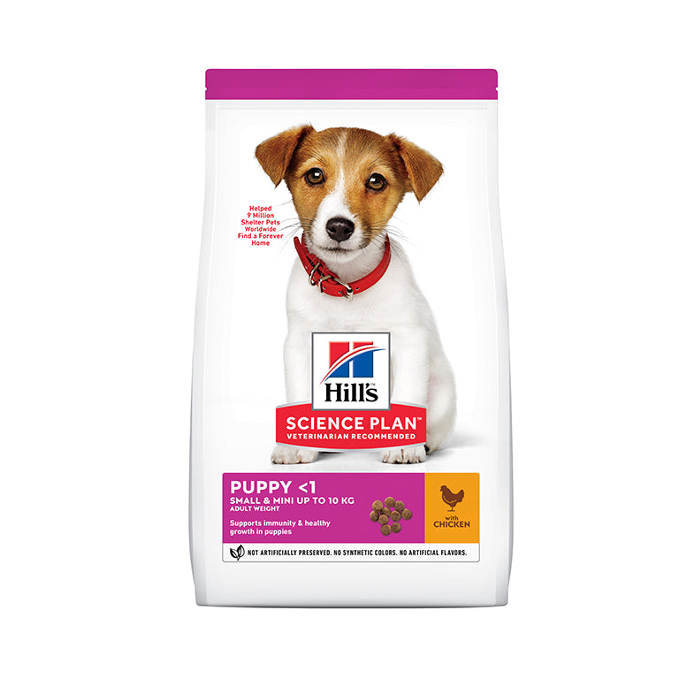 HillÃƒÆ’Ã‚Â¢ÃƒÂ¢Ã¢â‚¬Å¡Ã‚Â¬ÃƒÂ¢Ã¢â‚¬Å¾Ã‚Â¢s Science Plan Small & Mini Puppy Food With Chicken (1.5kg)