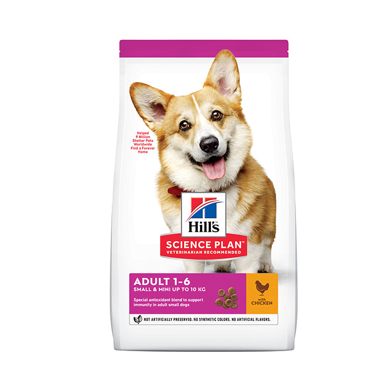 HillÃƒÆ’Ã‚Â¢ÃƒÂ¢Ã¢â‚¬Å¡Ã‚Â¬ÃƒÂ¢Ã¢â‚¬Å¾Ã‚Â¢s Science Plan Small & Mini Adult Dog Food With Chicken (1.5kg) (EXP: 2.27)
