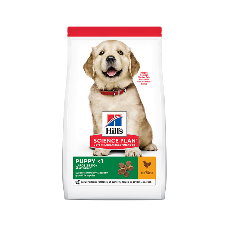 HillÃƒÆ’Ã‚Â¢ÃƒÂ¢Ã¢â‚¬Å¡Ã‚Â¬ÃƒÂ¢Ã¢â‚¬Å¾Ã‚Â¢s Science Plan Large Breed Puppy Food With Chicken (2.5kg)