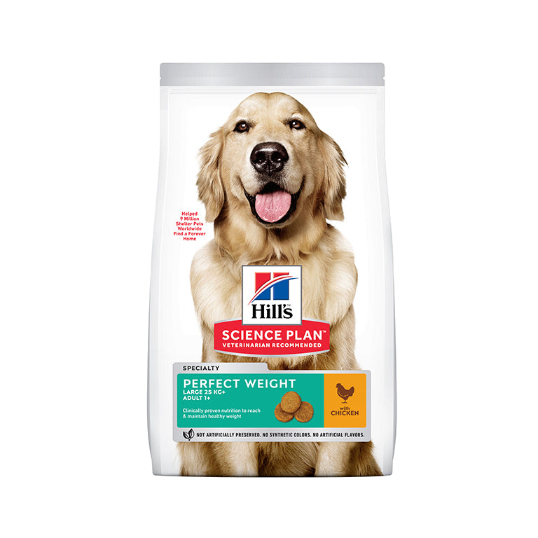 HillÃƒÆ’Ã‚Â¢ÃƒÂ¢Ã¢â‚¬Å¡Ã‚Â¬ÃƒÂ¢Ã¢â‚¬Å¾Ã‚Â¢s Science Plan Perfect Weight Large Breed Adult Dog Food With Chicken (12kg)