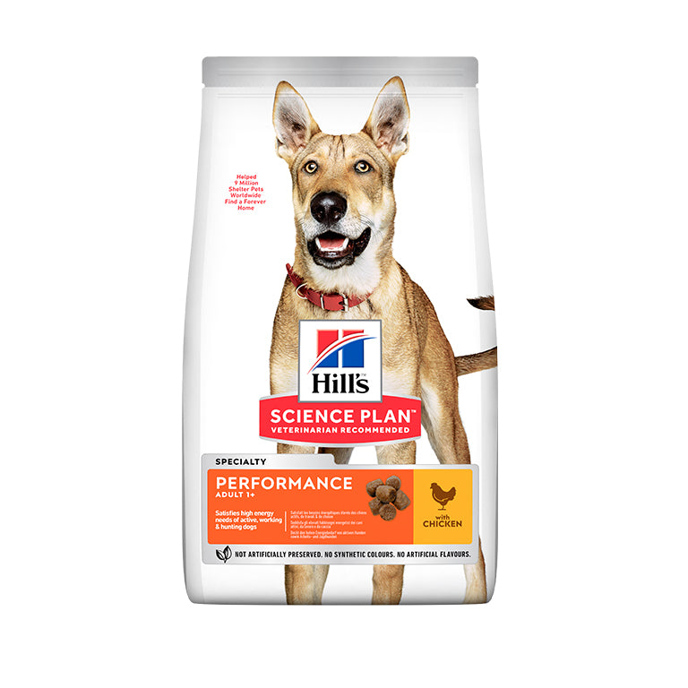 HillÃƒÆ’Ã‚Â¢ÃƒÂ¢Ã¢â‚¬Å¡Ã‚Â¬ÃƒÂ¢Ã¢â‚¬Å¾Ã‚Â¢s Science Plan Performance Adult Dog Food With Chicken (14kg)