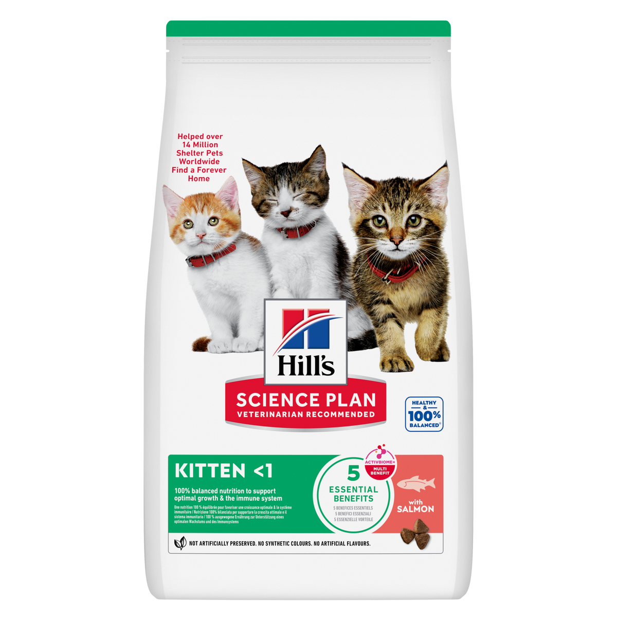 HillÃƒÆ’Ã‚Â¢ÃƒÂ¢Ã¢â‚¬Å¡Ã‚Â¬ÃƒÂ¢Ã¢â‚¬Å¾Ã‚Â¢s Science Plan Kitten Food With Salmon (1.5kg)