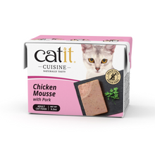 Catit Cuisine Chicken Mousse with Ham 90 g Tetra 12pcs/box