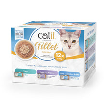 Catit Cuisine Tuna Fillet Variety Pack, 12 x 75 g
