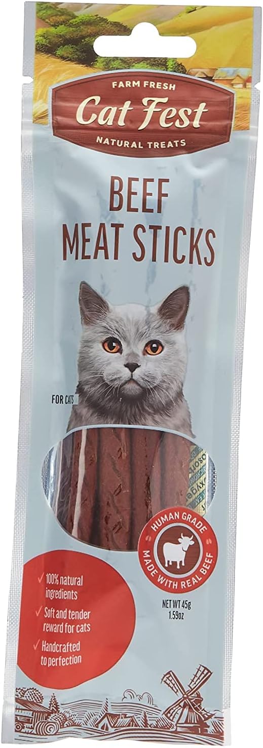 Cat Fest Meat Sticks Beef For Cat 45g