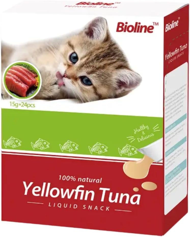 Bioline Cat Treats 15g X 24 Yellowfin Tuna
