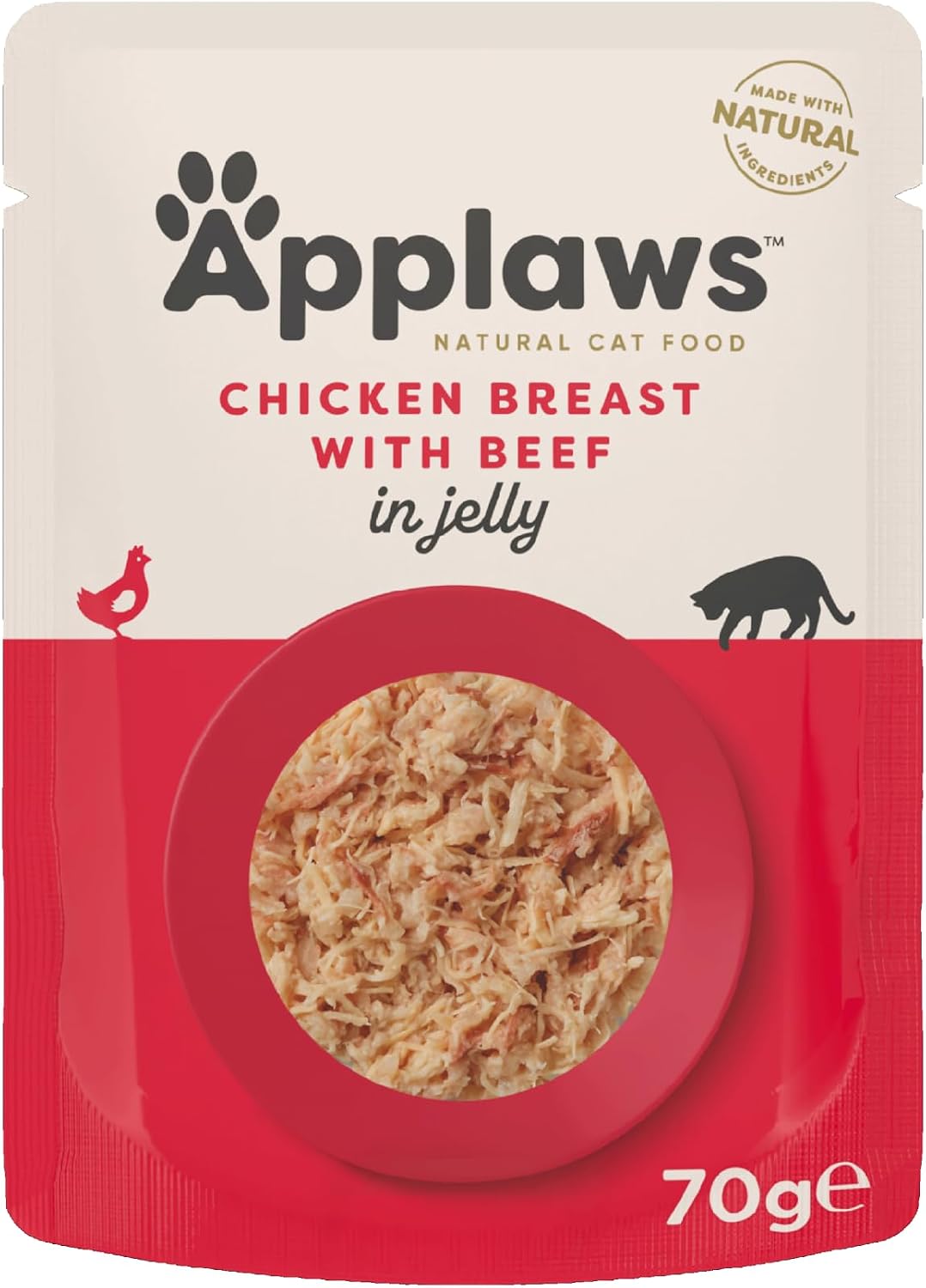 Applaws Cat Pouch Chicken Beef Jelly 70g
