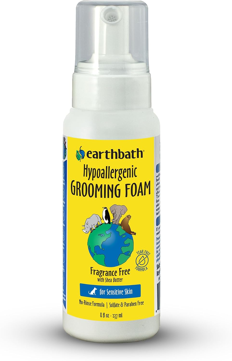 Earthbath Hypoallergenic Waterless Grooming Foam for Dogs237 ml