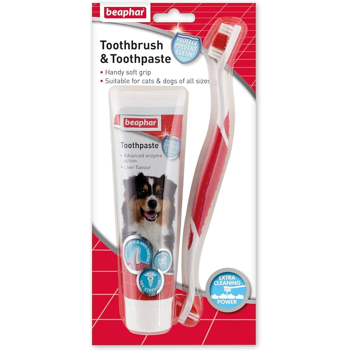 Toothbrush & Toothpaste Combipack for Dogs & Cats