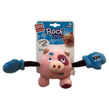 Rock Zoo King Boxer Pig with Squeaker &amp; Crinkle S
