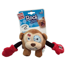 Rock Zoo King Boxer Monkey with Squeaker &amp; Crinkle S