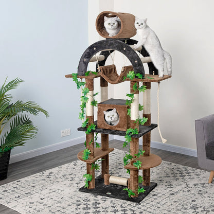 Go Pet Club 71" Forest Cat TreeOverall Size : 19.25"L x 38"W x71"H