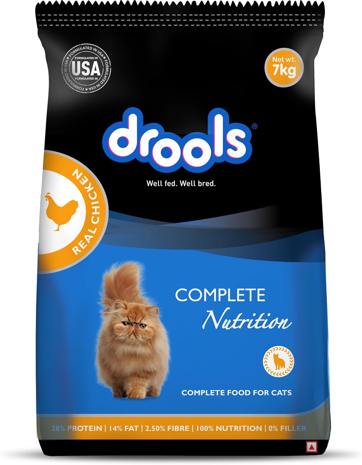 Drools Dry Food with Chicken for Adult Cats 7 kg