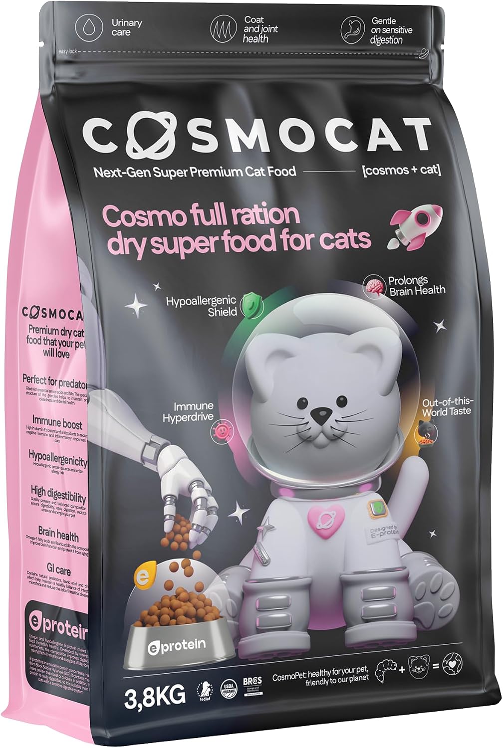 Cosmocat Dry Food Duck Regular Sterilised 0.8 KG