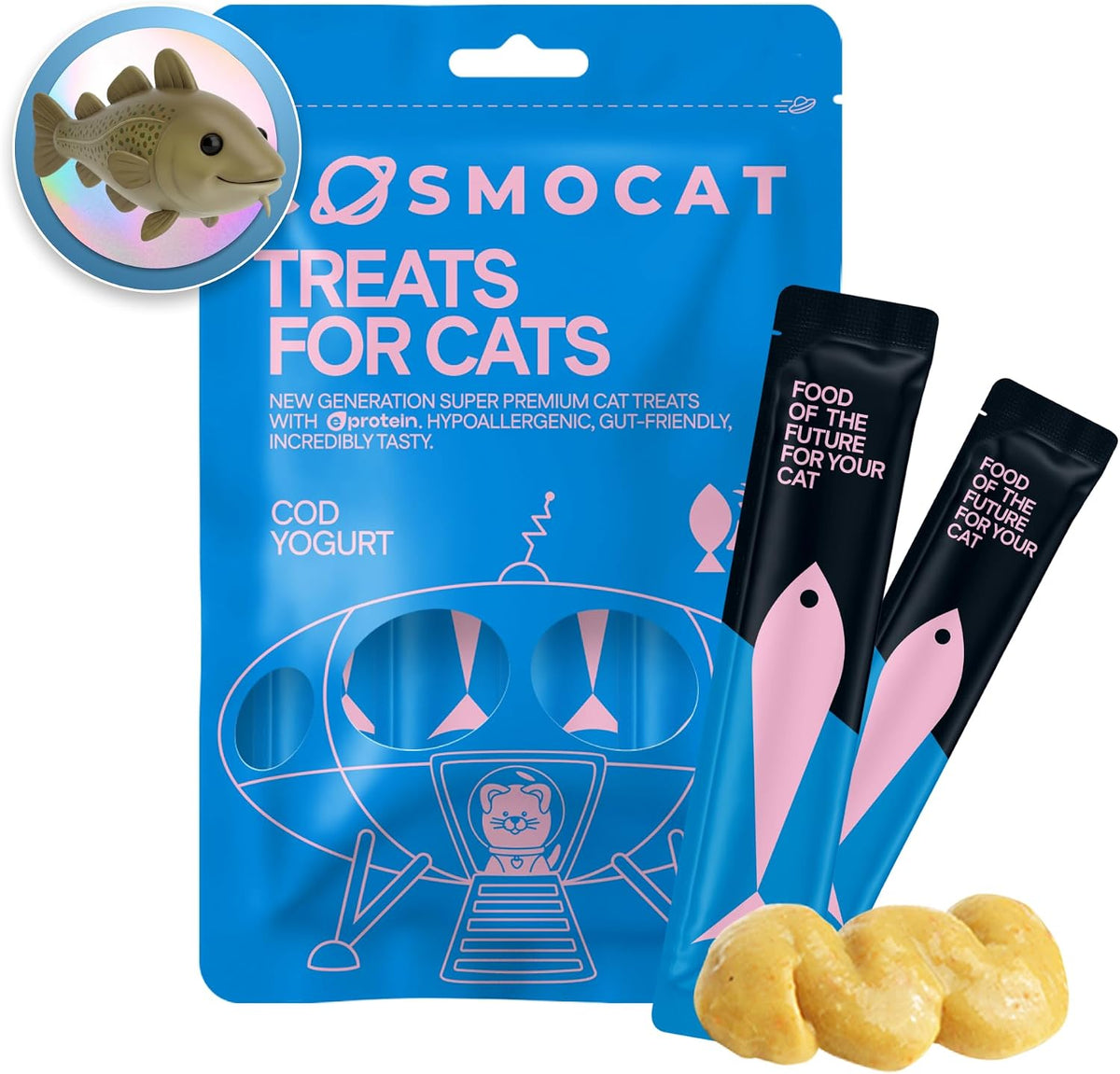 Cosmocat Cod yogurt 84g