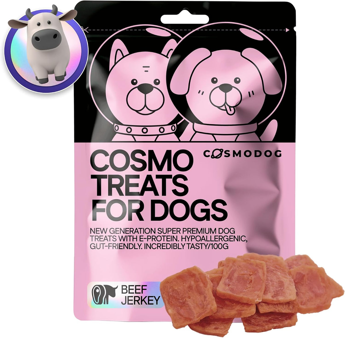 Cosmodog -Beef jerky - Doy Pack 100g