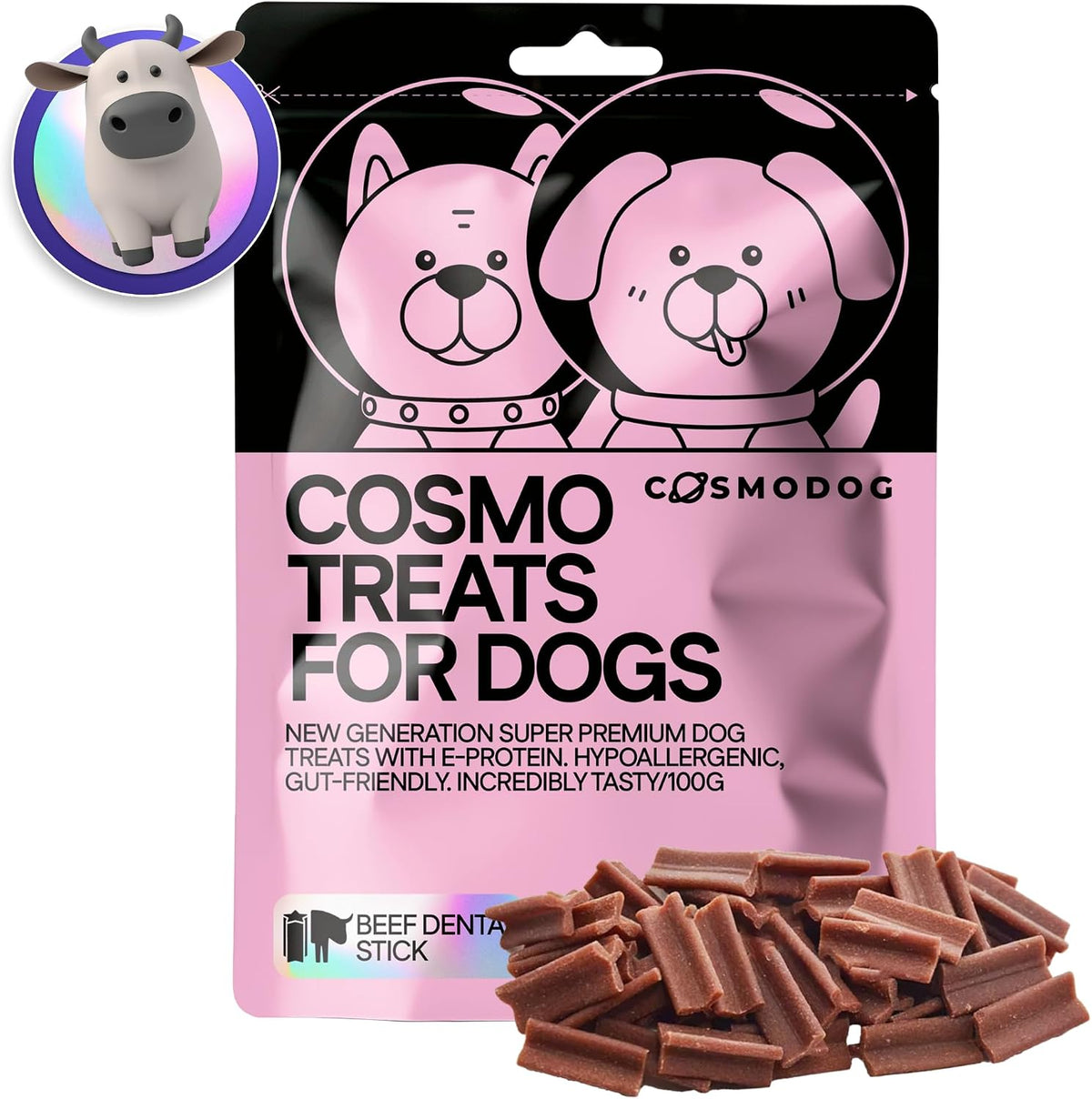 Cosmodog - Beef Dental Stick -doypack 100g