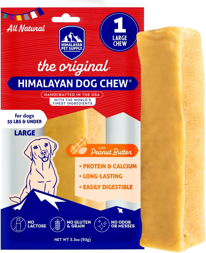 Himalayan Dog Chew Peanut Butter  Large