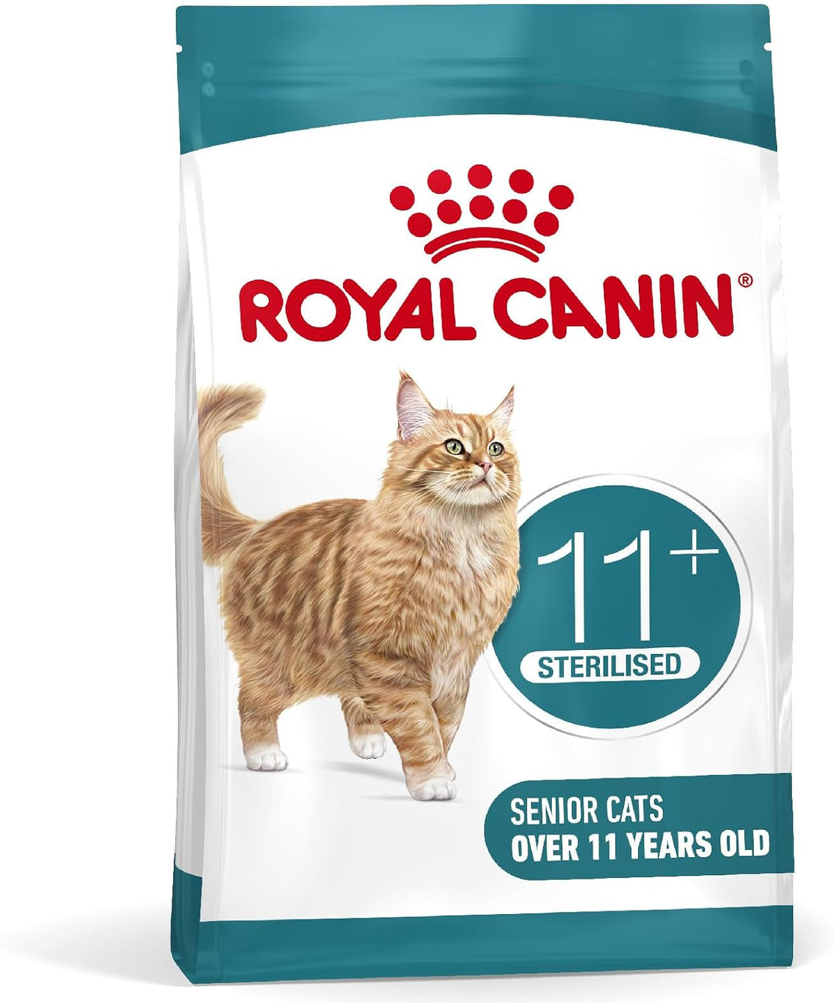ROYAL CANIN AGEING 11+ | 2kg | Dry Food for Senior Cats from 11 Years | HealthyAge7 Complex Formula | Contains Easy Chew Treats