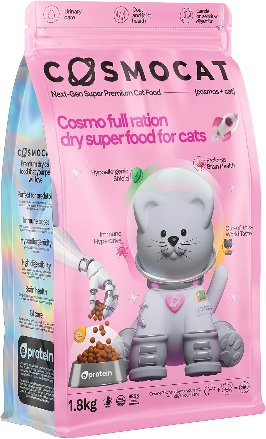 Cosmocat Dry Food Duck Regular Sterilised 1.8 KG