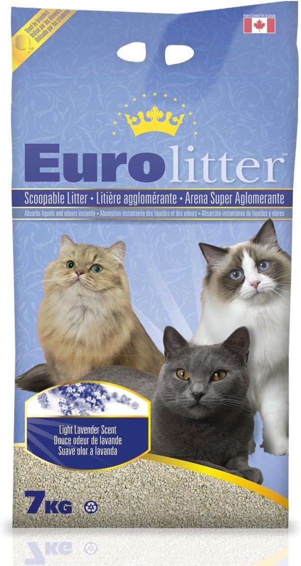 Eurolitter Premium Cat Litter  Lavender 7 kg