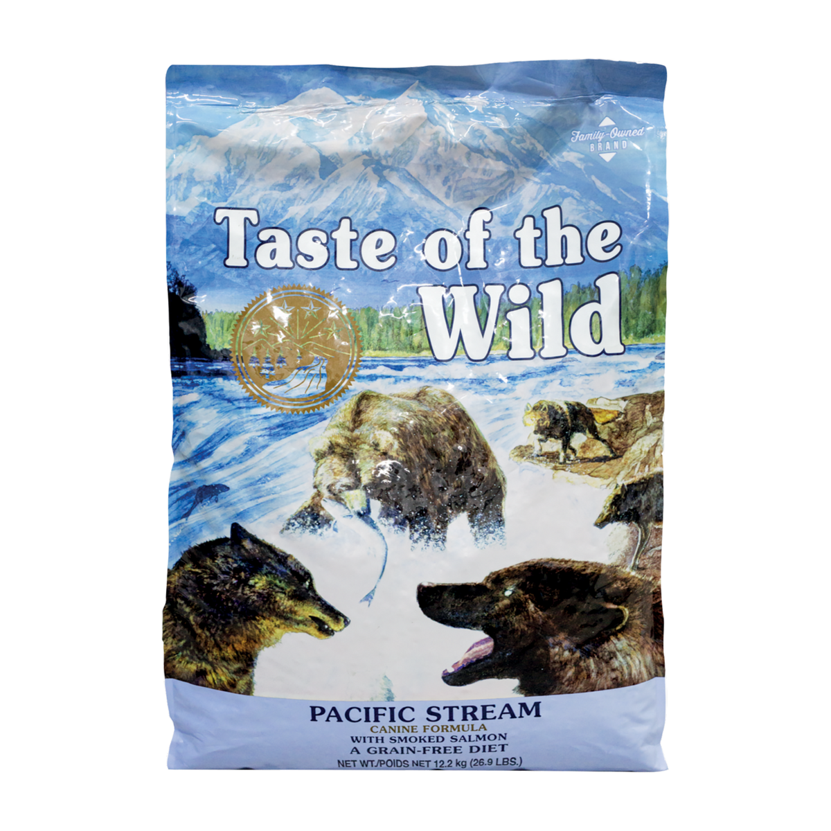 Taste of the wild Pacific Stream Canine Recipe 12.20kg dog dry food