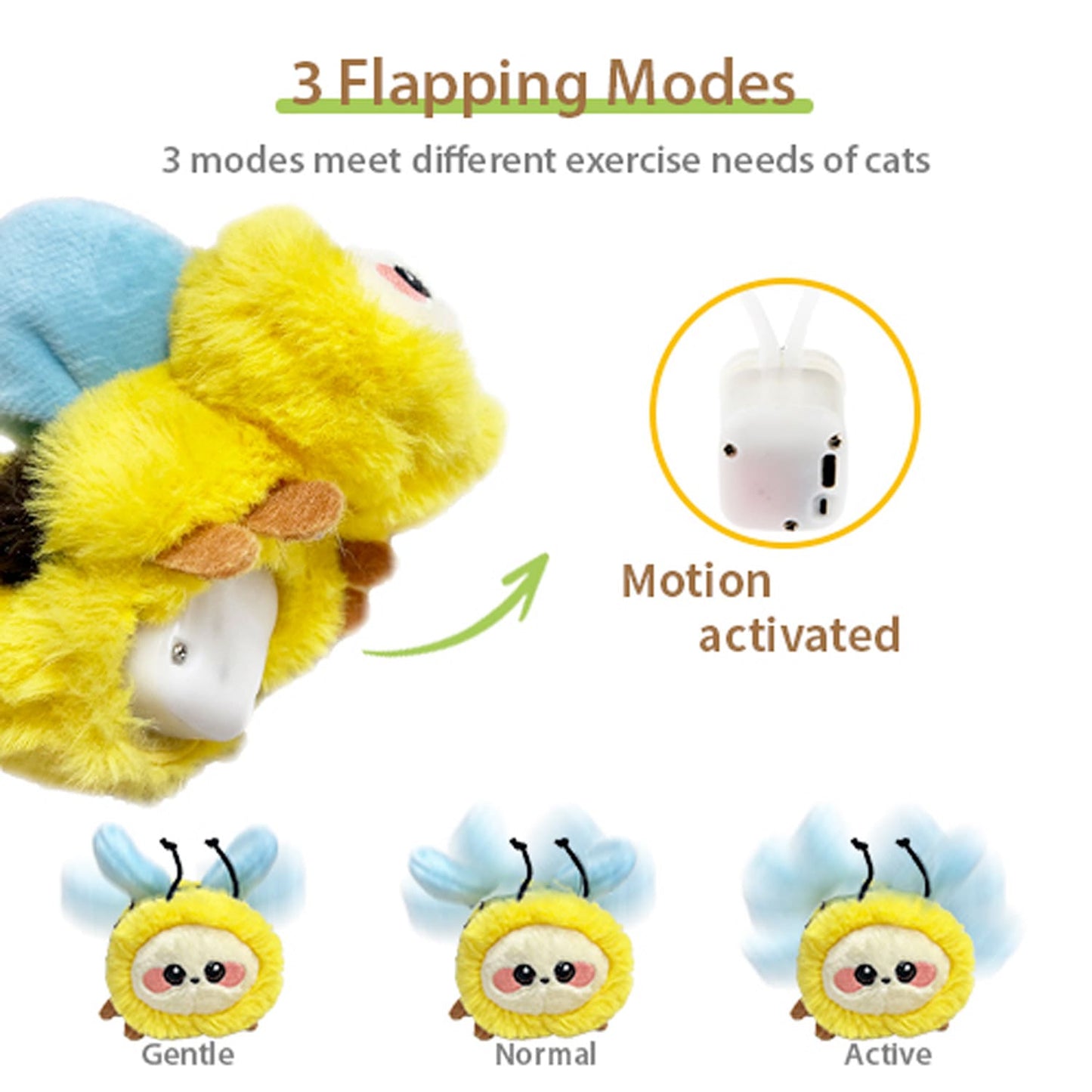 Dance & Chirp Flapping Bee