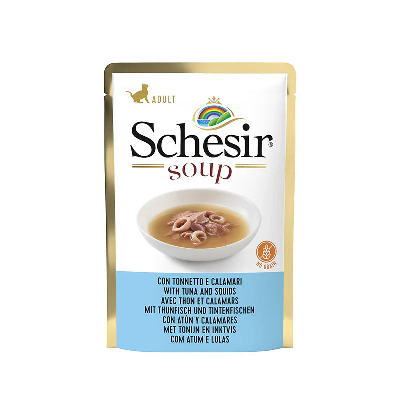 Schesir Cat Wet Soup – Wild Tuna & Squid 85g
