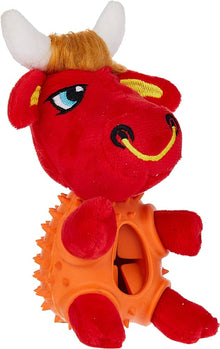 All For Paws Treat Hider Bull Body Dog Toy