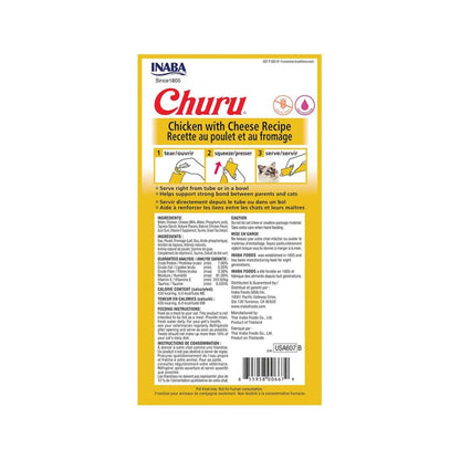 Inaba Churu Creamy Cat Treats with Chicken & Cheese 4 x 14 g