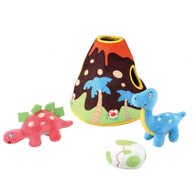 Hide N Seek Volcano Park with Two Plush Dino &amp; Dino egg inside