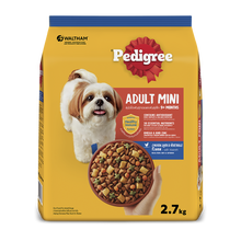 Pedigree Mini Adult Chicken Lamb & Vegetable Dry Dog Food - 2.7KG
