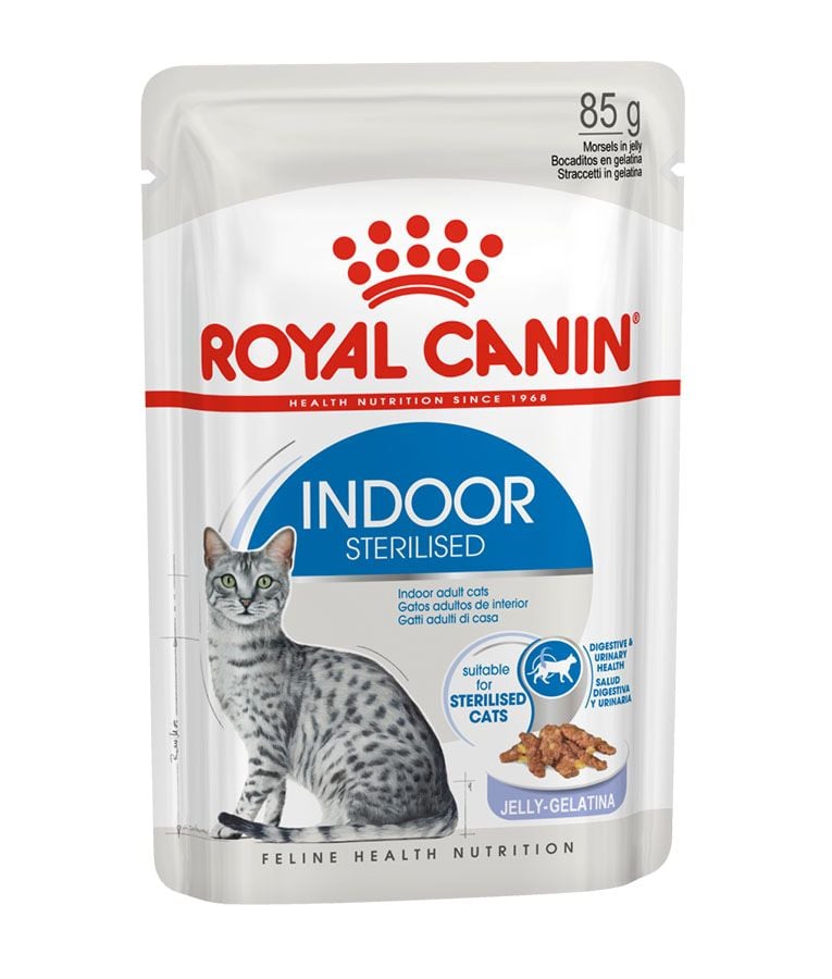 Royal Canin Indoor Sterilised Jelly Cat Food 85g