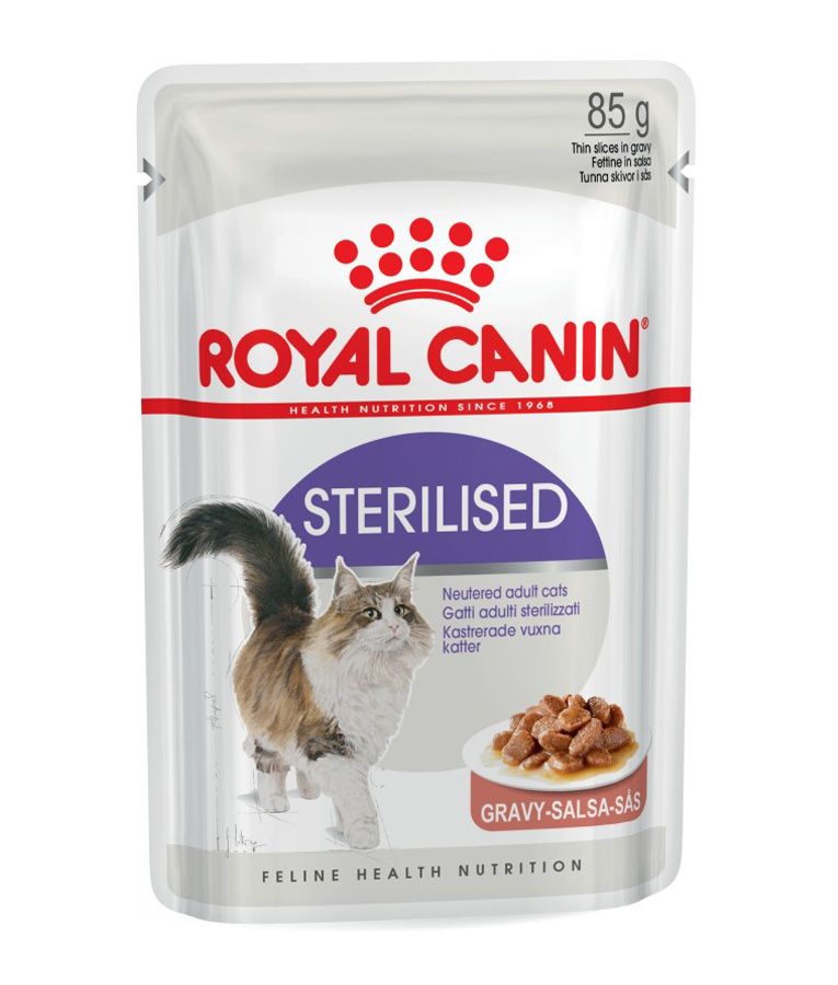 Royal Canin Sterilised Cat Food in Gravy 85g