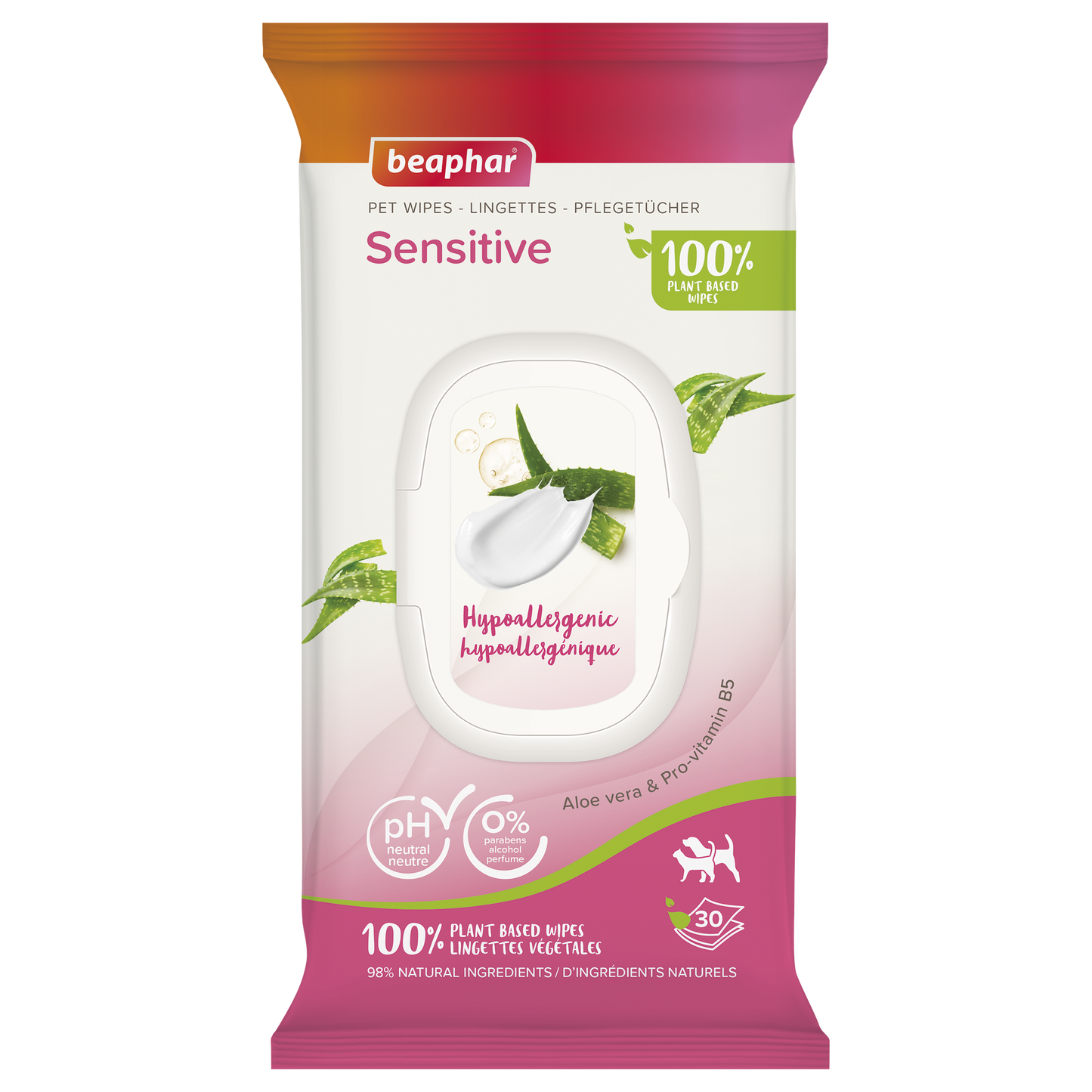 Pet Wipes Sensitive (30 Wipes)